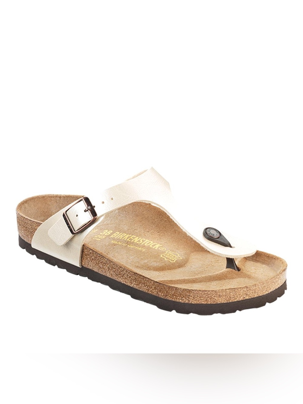 Birkenstock Gizeh Women's
Graceful Pearl Leather Thong
Sandals 41 REGULAR
